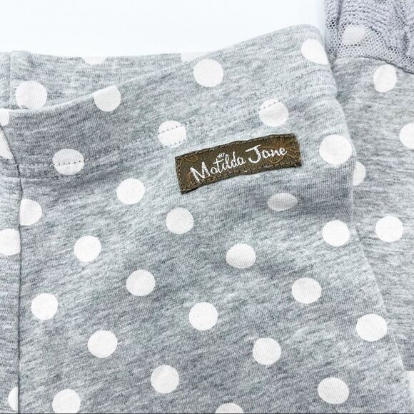 Matilda Jane gray polka dot flare leggings - Picture 7 of 7